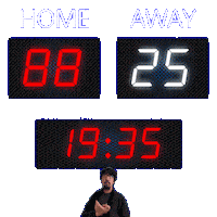 25 Away Sticker
