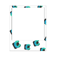 cidekick frame polaroid photoframe cidekick Sticker