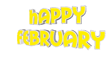 Happy February Sticker by OpticalArtInc.