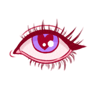 Berryilustraciones love art heart pink Sticker