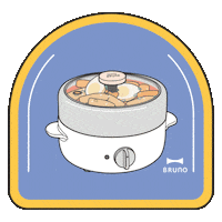 Coffee Grill Sticker by BRUNO Singapore