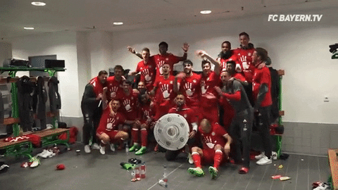 happy football GIF by FC Bayern Munich