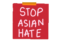 Stop Asian Sticker by Youngistaan Foundation