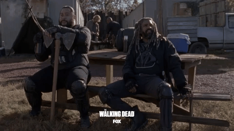 the walking dead dance GIF