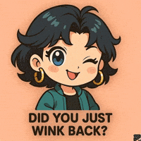 Wink Flirt GIF by Persona
