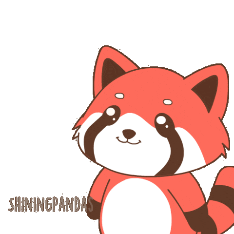 Red Panda Yes Sticker
