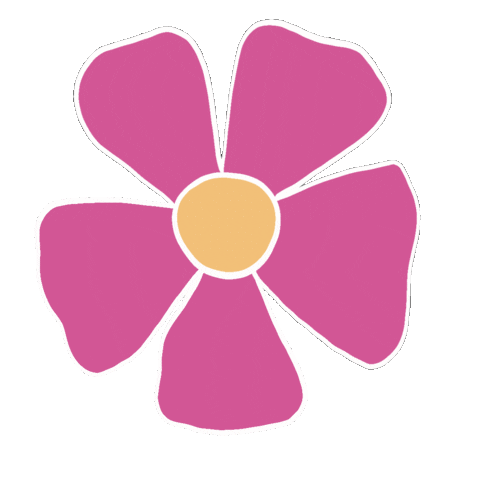 Flower Sticker by Veggie Mijas
