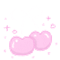 Pink Cherry Sticker