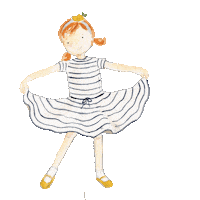 Dance Girl Sticker
