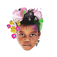 Black Joy Mood Sticker by walk in love.