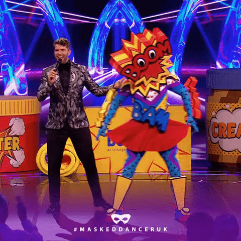 Joel Dommett Dancing GIF by The Masked Singer UK & The Masked Dancer UK