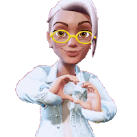 AlmaBetancourtMiami love heart genie genies Sticker