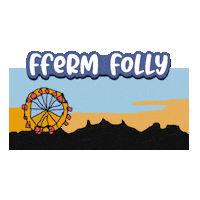 Pembrokeshire Folly Farm Sticker