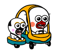 Car Go Sticker by kwaesam