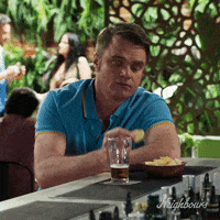 Gary Canning Eating GIF by Neighbours (Official TV Show account)