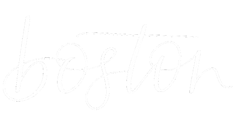 thecraftgal city calligraphy boston bos Sticker