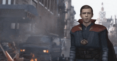 morphin marvel avengers benedict cumberbatch tom holland GIF