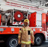 Firefighter Yes GIF by Stadinbrankkari
