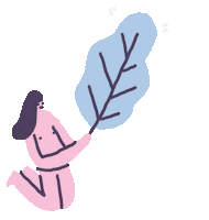 Girl Reaction Sticker by Sara Maese