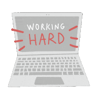 Working Work From Home Sticker