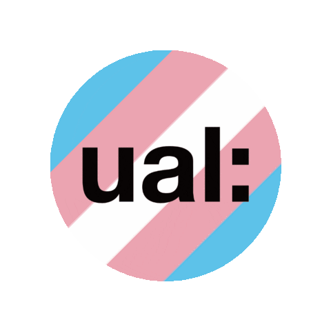 Trans Flag Sticker by UAL Accommodation
