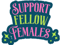Female Empowerment Women Supporting Women Sticker by Confetti Rebels