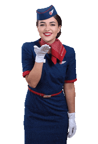 Stewardess Flightattendant Sticker by Rossiya Airlines