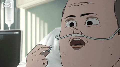 Sick Health GIF by Adult Swim