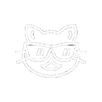 Cool Cat Sticker by Ba'ndo