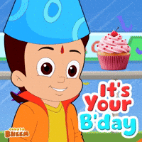 Party Birthday GIF by Chhota Bheem