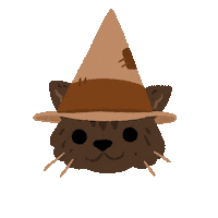 Fall Season Cat Sticker