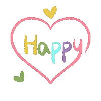 Happy Heart Sticker