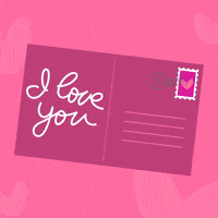 Love You Postcard
