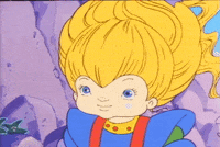 happy rainbow brite GIF