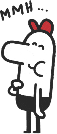 Doudou Sticker by Sushi for Friends