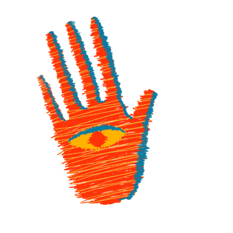 joyhartonoss giphyupload hello hi hand Sticker