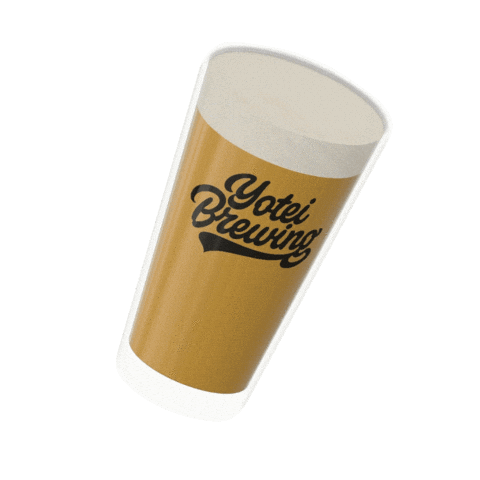 Beer Cheers Sticker by Yotei Brewing