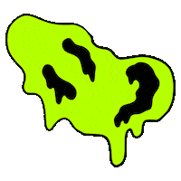 gominosensei smile slime lama gomi Sticker