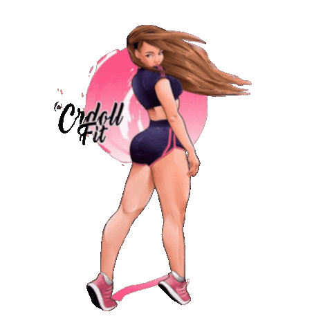 crdollfit giphyupload fit doll cr Sticker