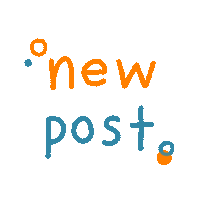 huanyi new instagram blue new post Sticker