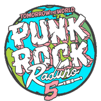 StripedMusic punkrock prr prr5 punkrockraduno Sticker