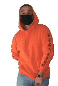 Londonreggaeton artist mask reggaeton latin Sticker