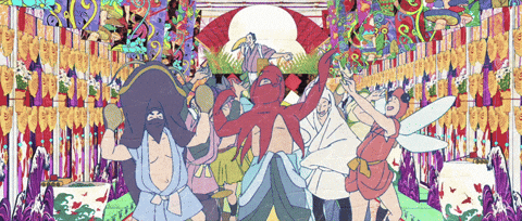 Party Kusuriuri GIF by Mononoke_The_Movie