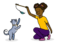 Cat Playing Sticker by furkinpetinsurance