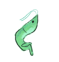 Shrimp Ok Sticker