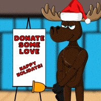 DoYouMoose love christmas winter xmas GIF
