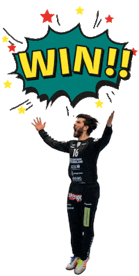 Happy Handball Sticker by Wacker Thun