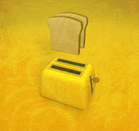 bread toast GIF by April Faison