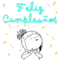 Birthday Feliz Sticker by RainToMe