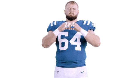 Sad Broken Heart Sticker by Indianapolis Colts